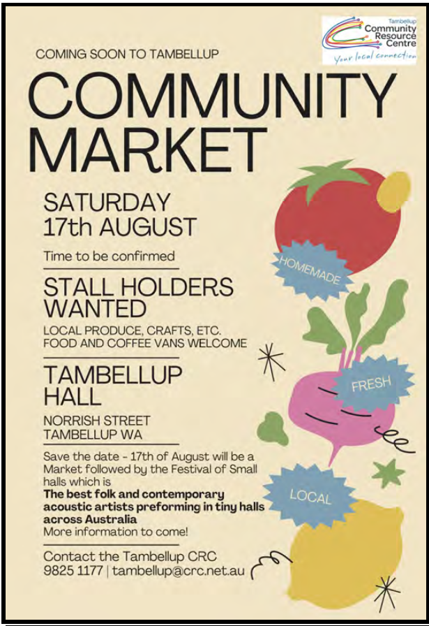Save the Date - Community Market